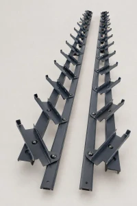 Hliníkový naklápací systém pre pergoly, dĺžka 1,090 m pre žaluziovú výplň 100 x 20mm - pár (ľavý+pravý), Antracit R7016 Materiál: Hliník, Antracit RAL7016