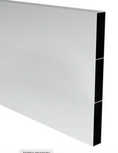 Al jokel 250 x 20 x 2 x 6000 mm, bez povrchovej úpravy