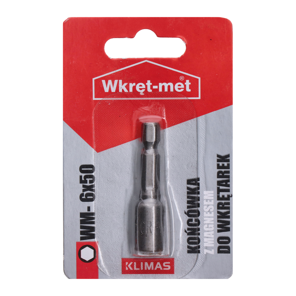 1 dielny blister s bitom SW 6, L = 50 mm