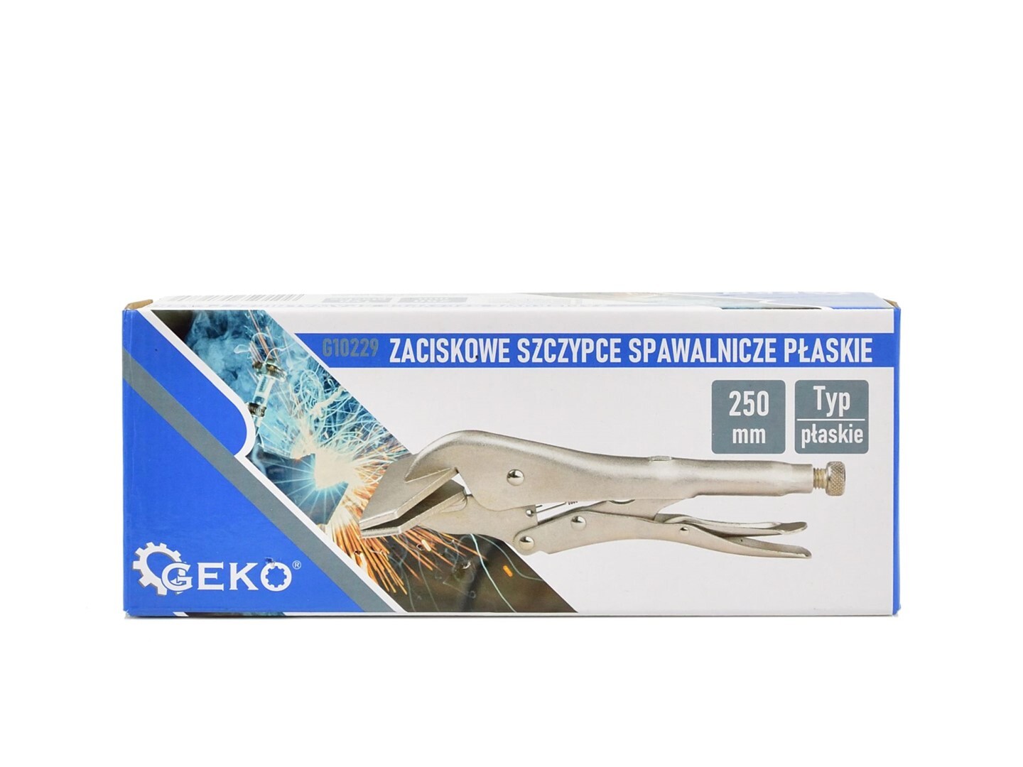 Zváracie škripcové kliešte, ploché L = 250 mm