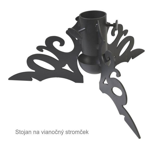 Stojan na vianočný stromček MODERN, čierny