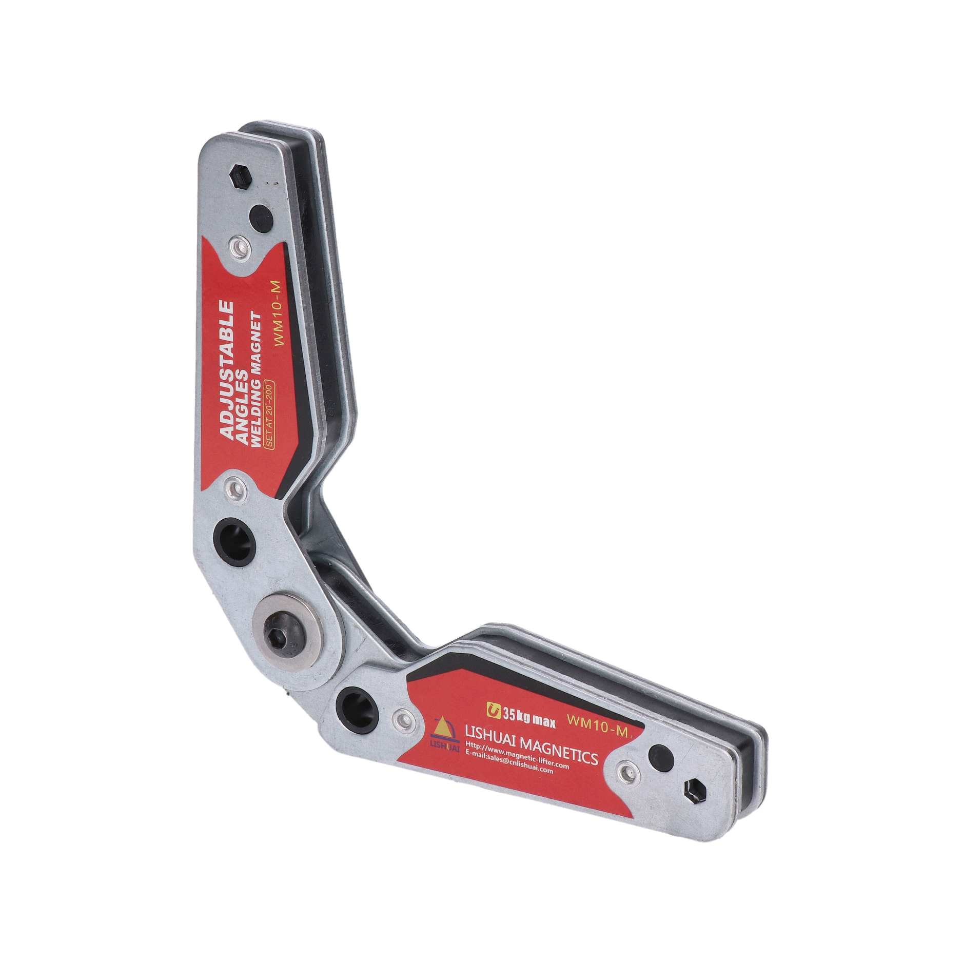 Zvárací magnet s nastaviteľnými uhlami, 35 kg, neodymový