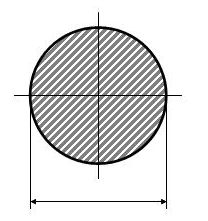 Tyč valcovaná plná ø 6 x 3000 mm, bez úpravy S235, hladká