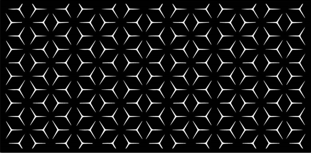 Plech vzor 9131, 1000 x 2000 x 2 mm, bez povrchovej úpravy