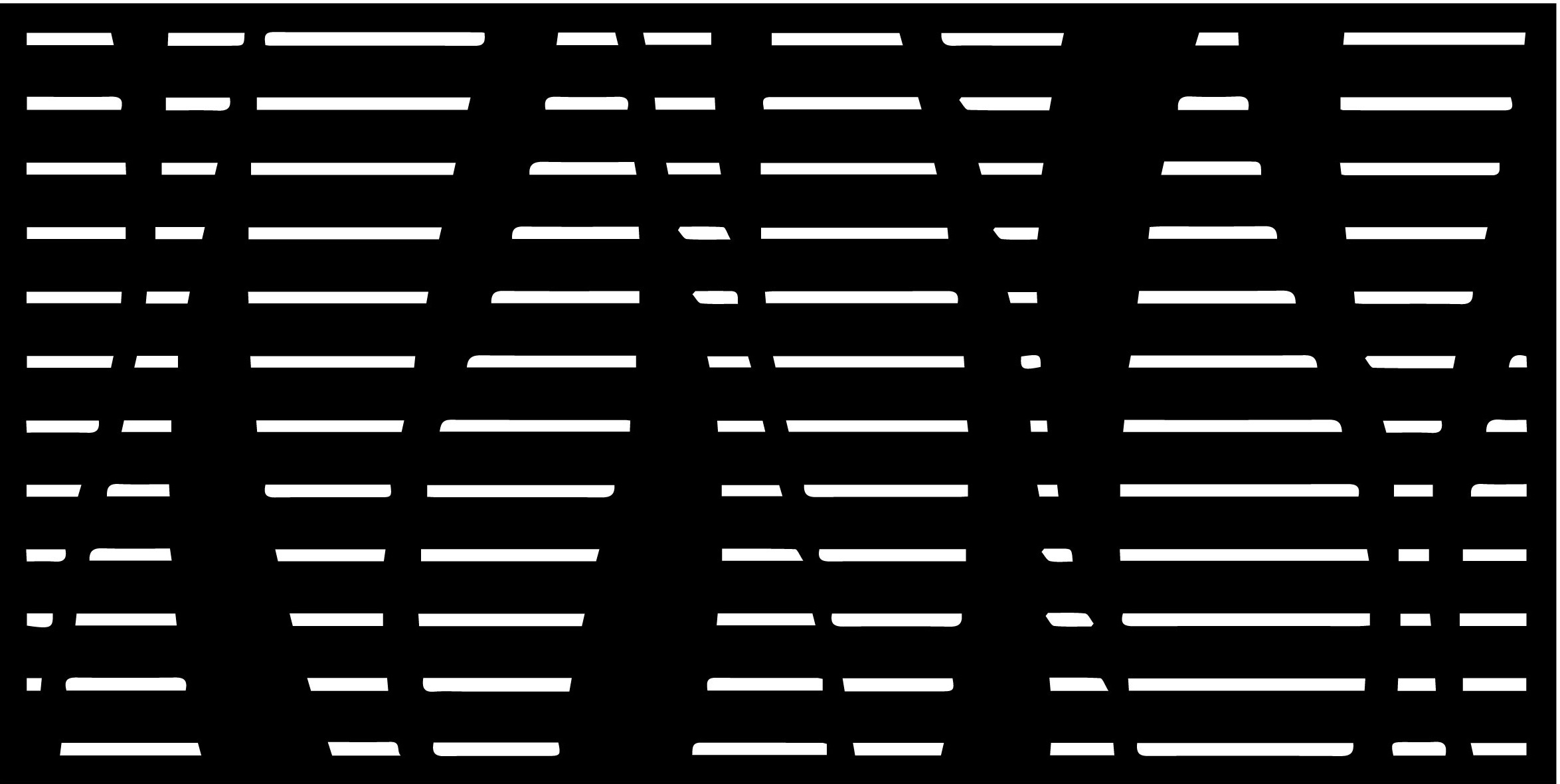 Plech vzor 9342, 1000 x 2000 x 2 mm, bez povrchovej úpravy