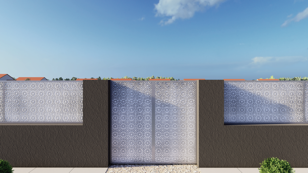 Plech pozinkovaný, 2000 x 1000 x 1,2 mm, 3D vzor kvet