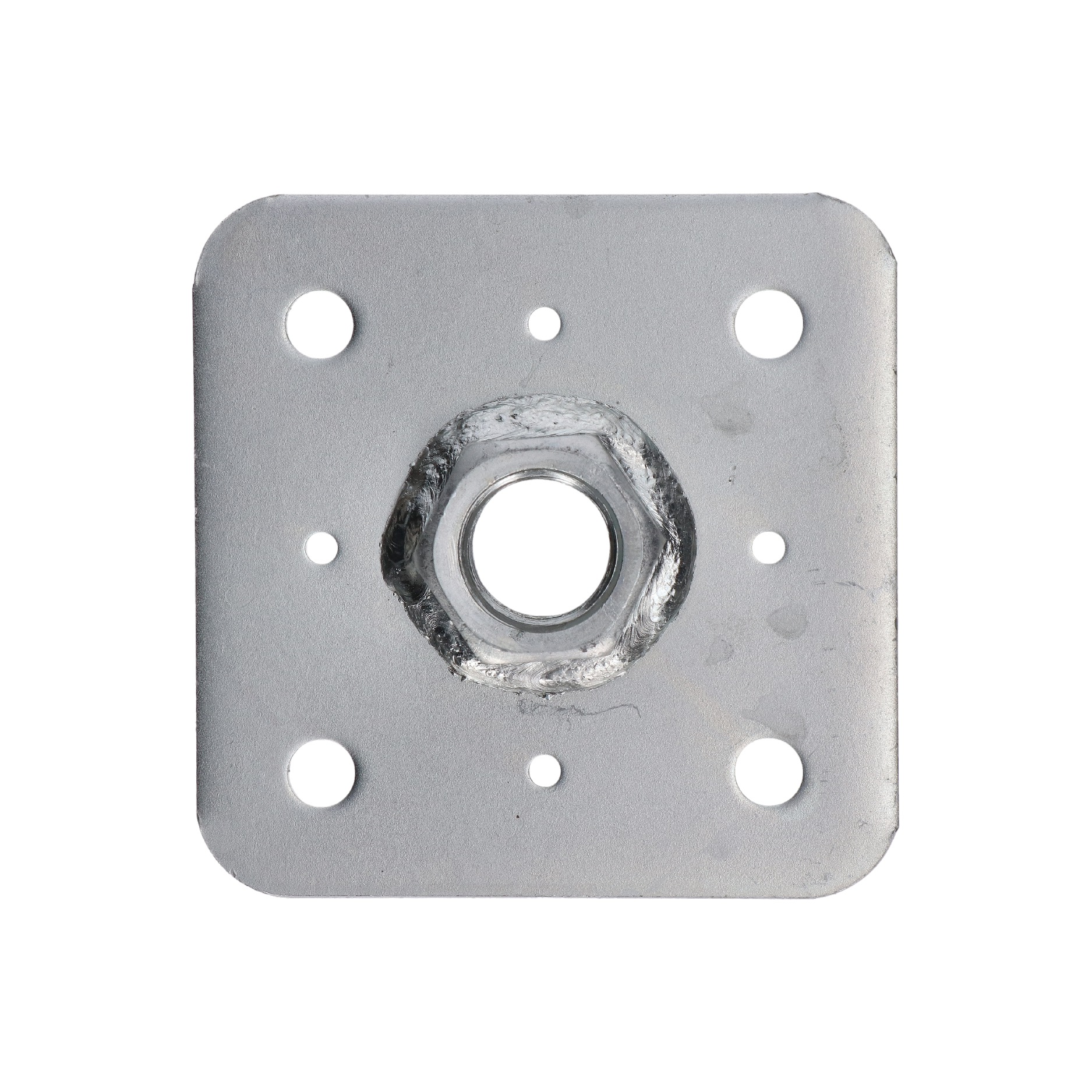 Horná doska 110 x 110 x 23 mm, matica M24, žiarový pozink