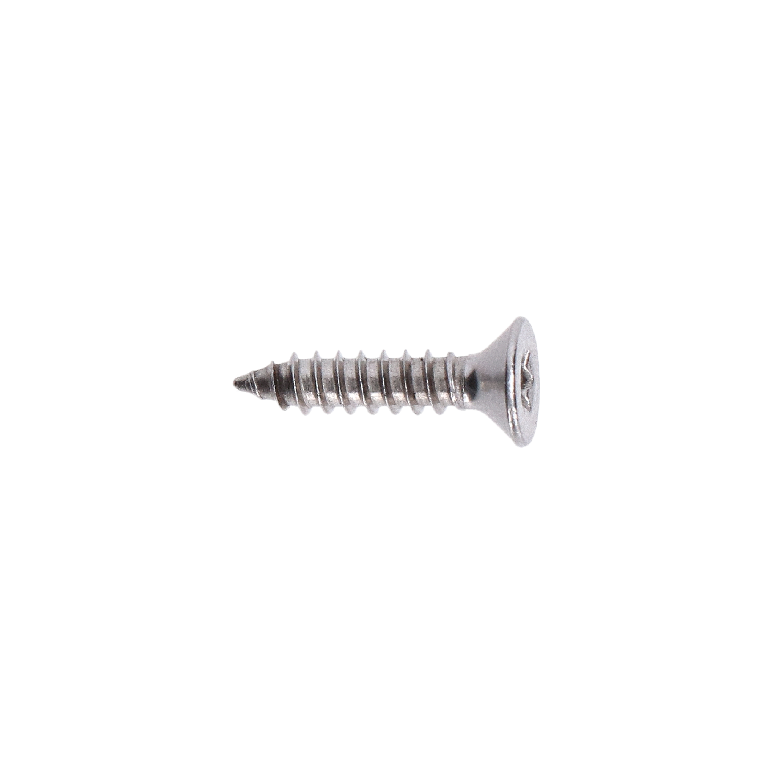 Nerezová skrutka samorezná 4,2 x 19 mm, zápustná, AISI 304