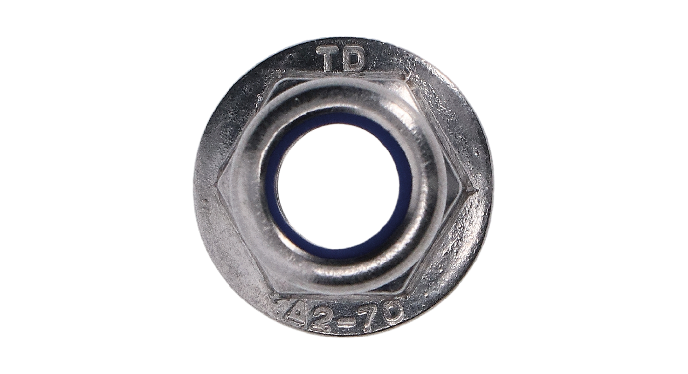 Nerezová matica poistná (M10), podobné DIN 6926 /AISI 304