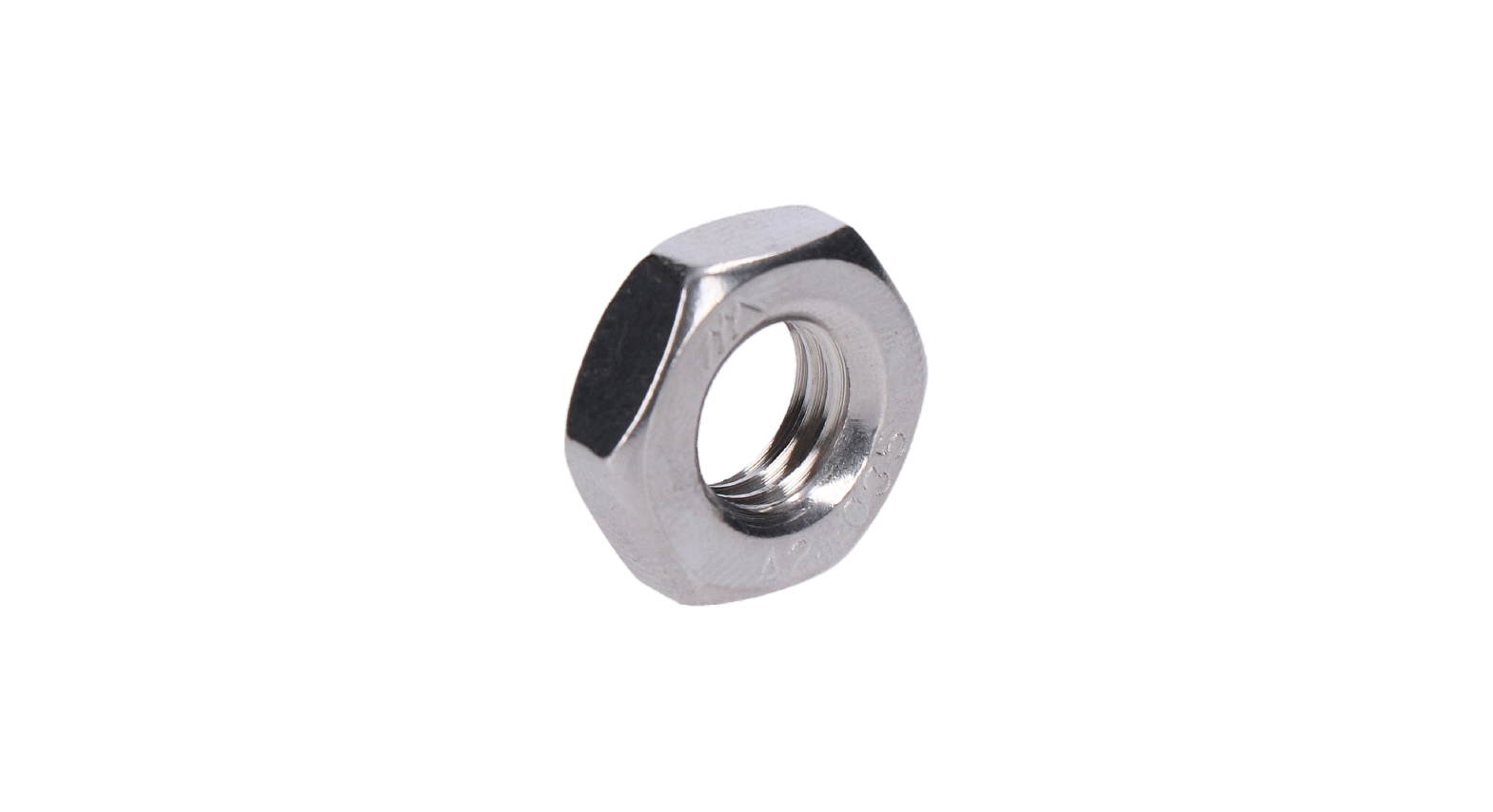 Nerezová matica plochá (M10), DIN 936/AISI 304