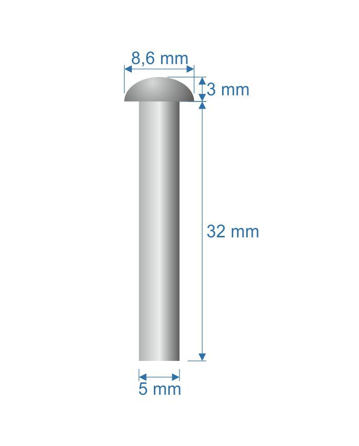 Nit kováčsky 5 x 32 mm