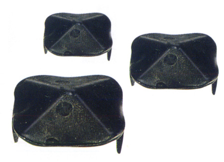Ozdobný klinec 30 x 30 mm s dvomi hrotmi ø 12 mm