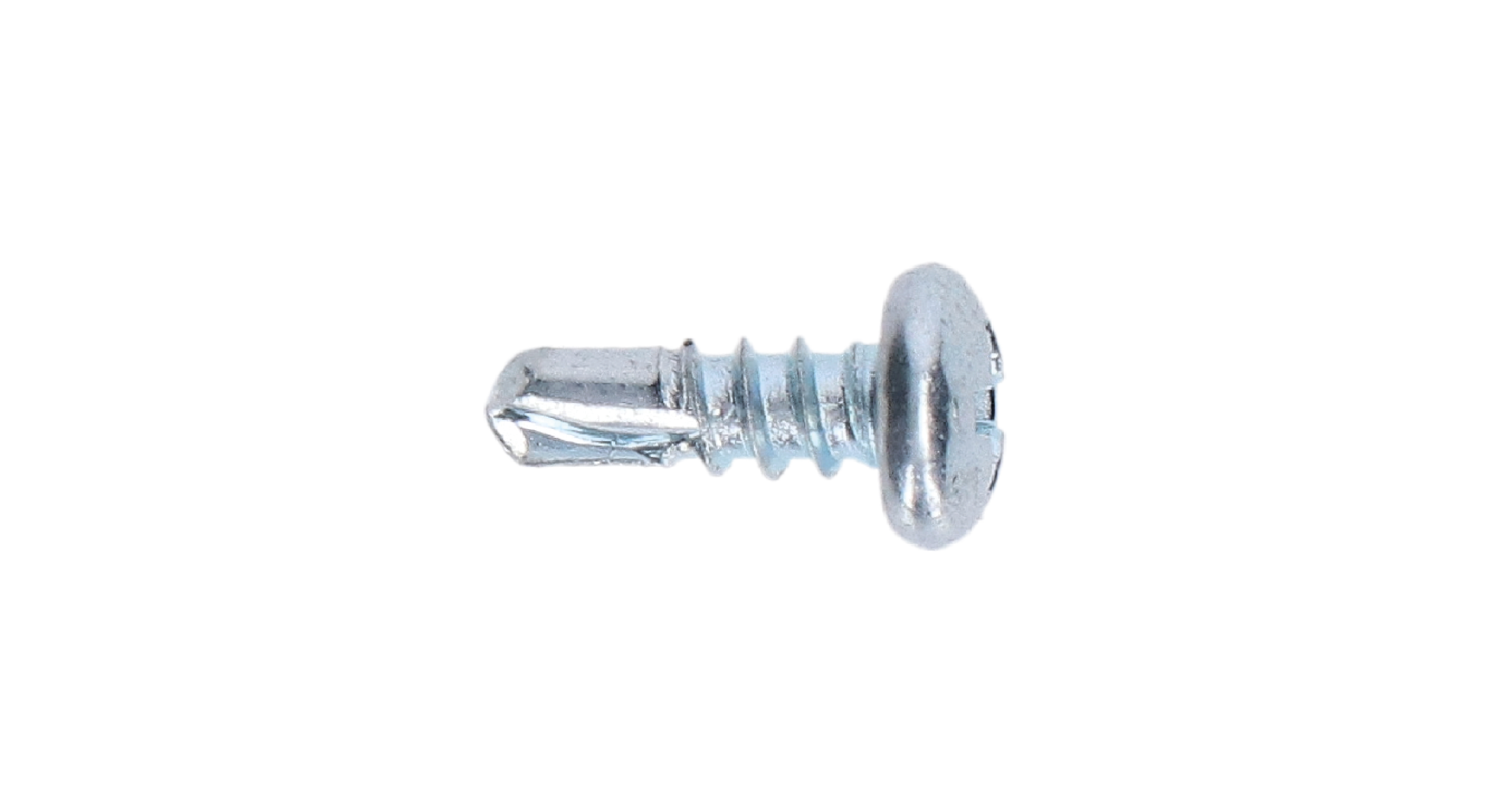 Skrutka samozávrtná 3,5 x 9,5 mm, poľgulatá PZ, pozink
