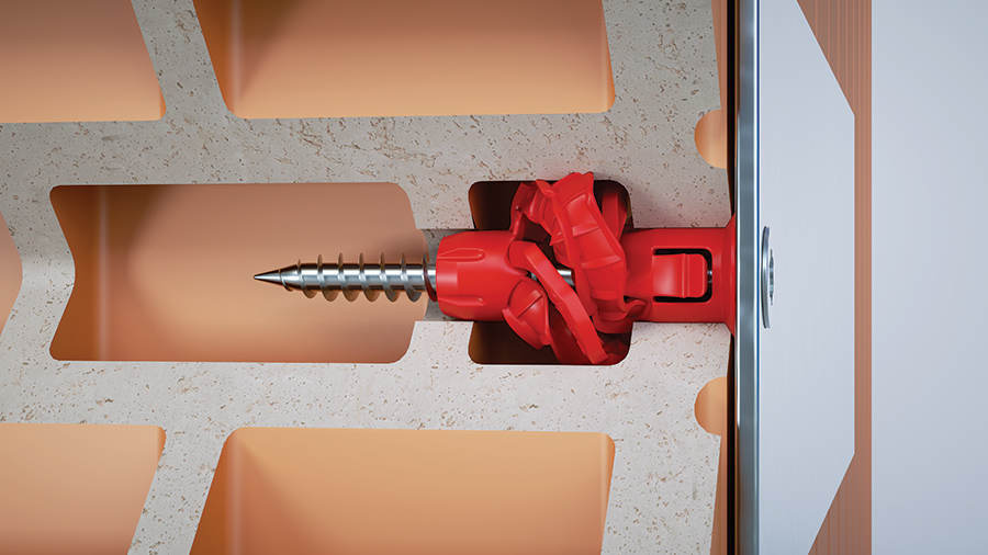 Hmoždinka uzlovacia 5 x 25 mm, skrutka 3,5 x 35 mm, PZ2