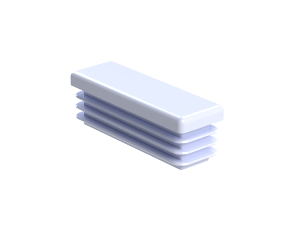 Krytka plastová 20 x 60 mm