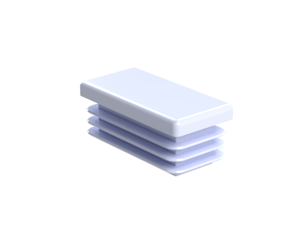 Krytka plastová 25 x 50 mm