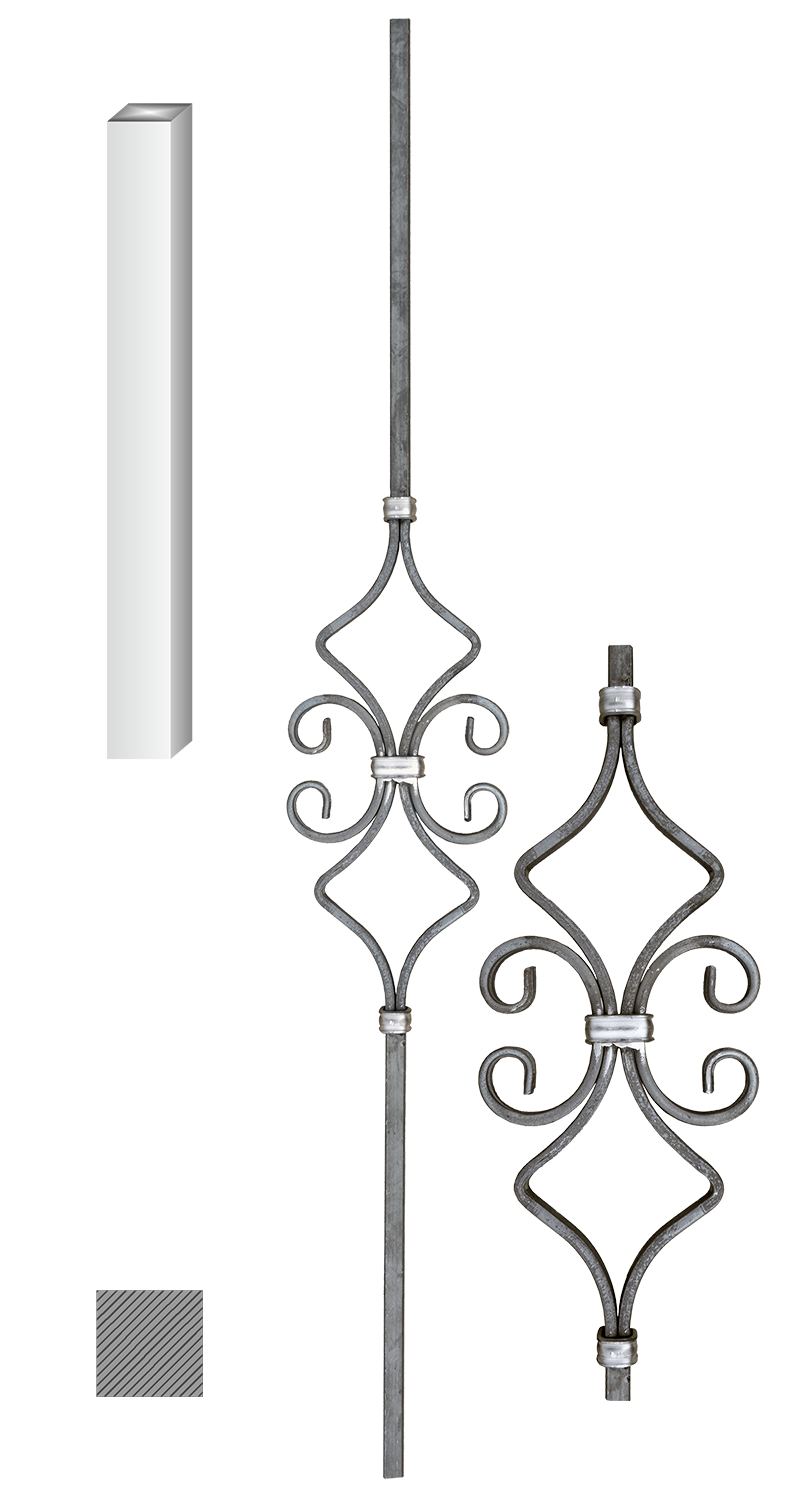 DOPREDAJ tyč 140 x 900 mm z profilu 12 x 12 mm