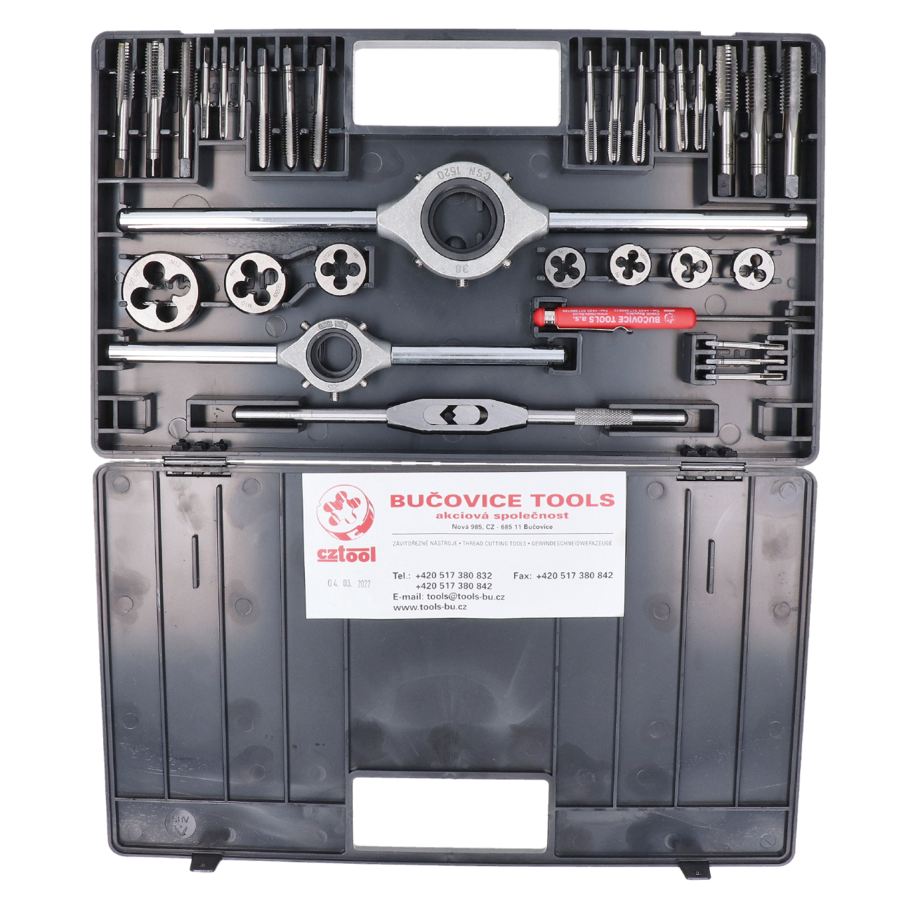 Súprava závitorezných nástrojov M1-II  NO, závitníky M3 - M12