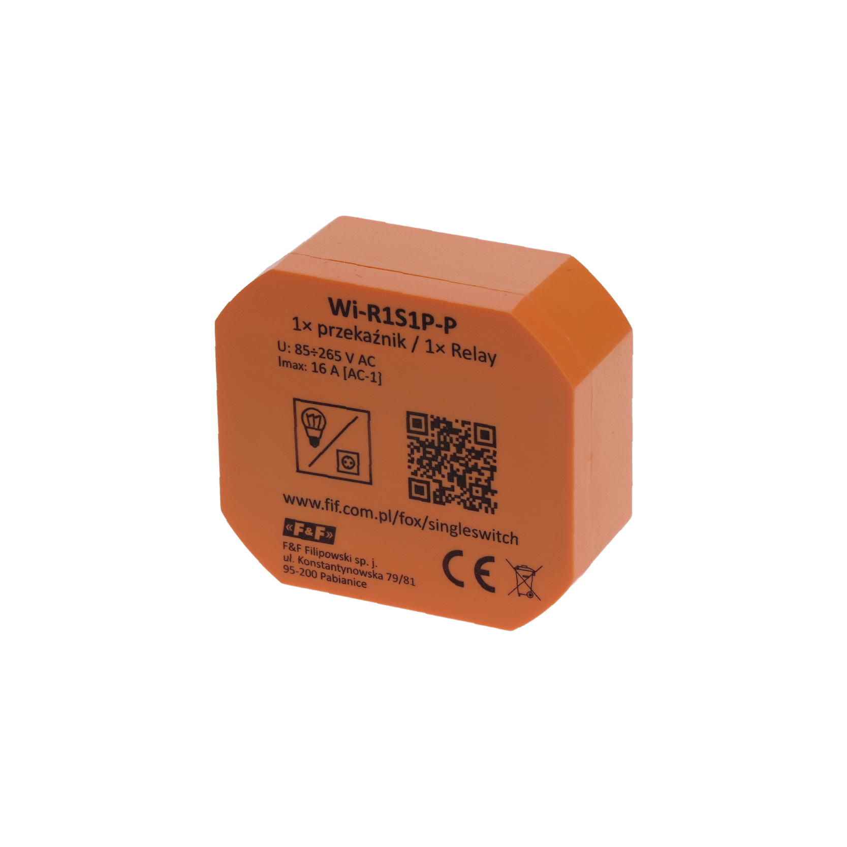 Wi-Fi univerzálny 1-kanál, relé modul