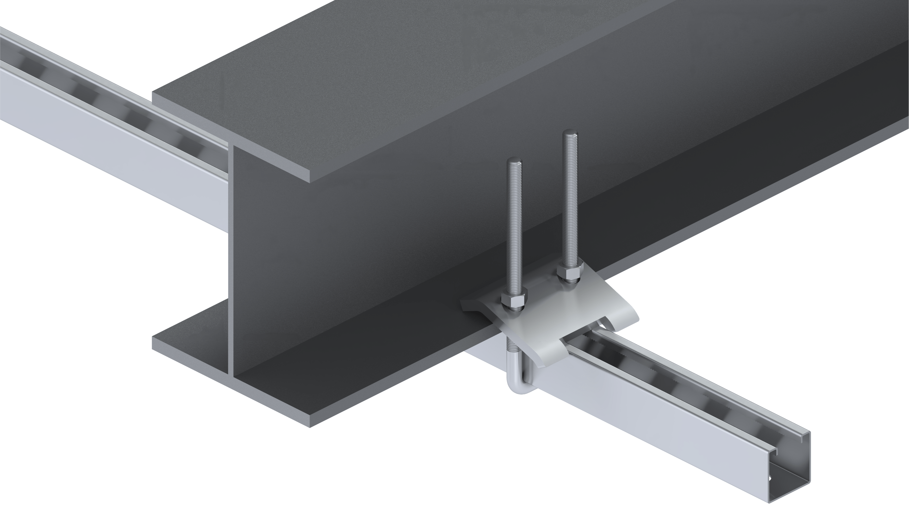 Drapákový nosník pre profil 41 x 21/41 x 41 mm