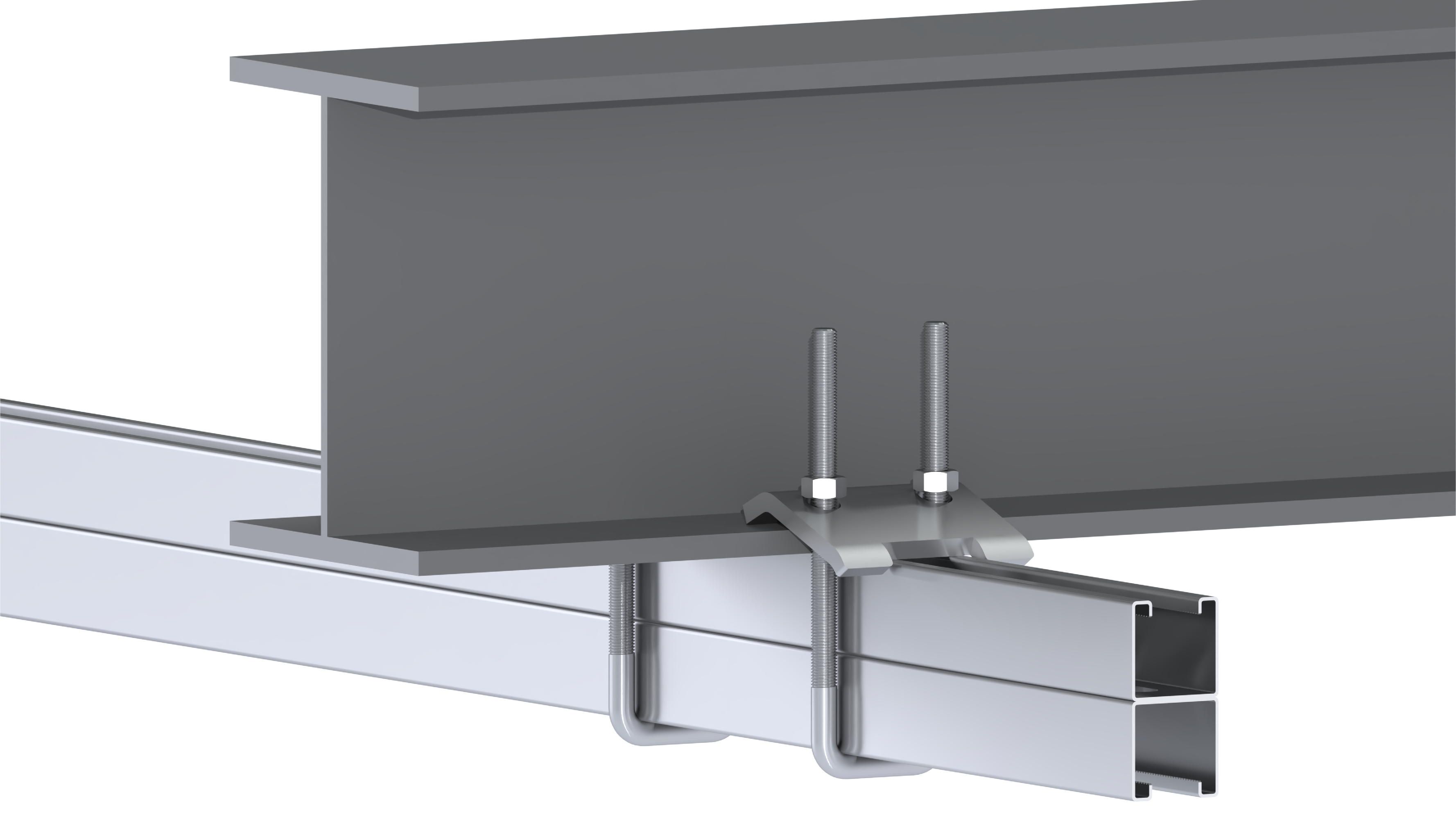 Drapákový nosník pre profil 41 x 21/41 x 41 mm