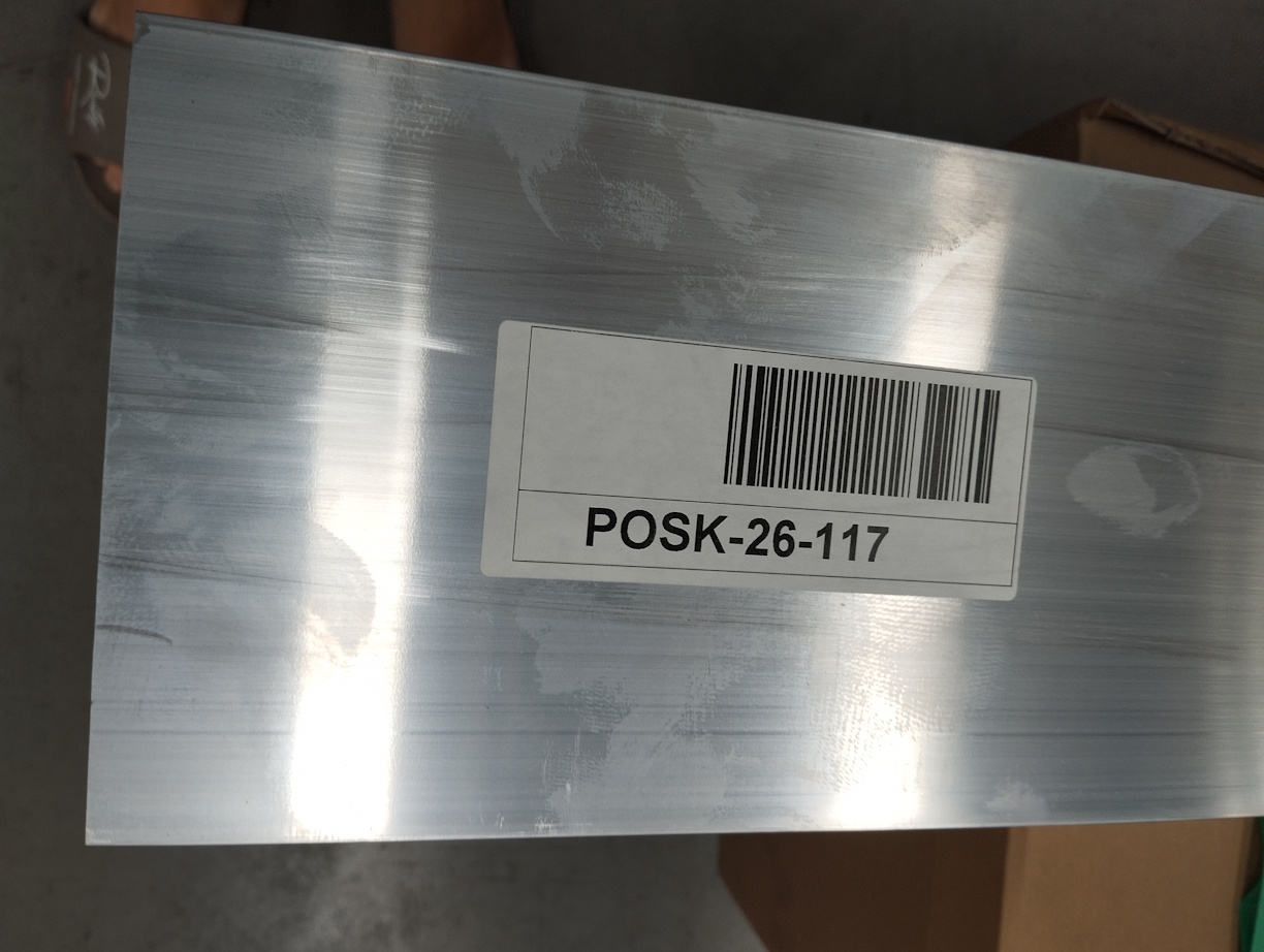 Poškodený profil AL-JK150x150x3-6