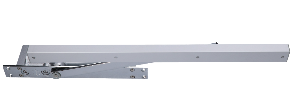 DOPREDAJ!Skrytý hydraulický zatvárač, dvere 1200 mm, 65 kg, Al, šedá