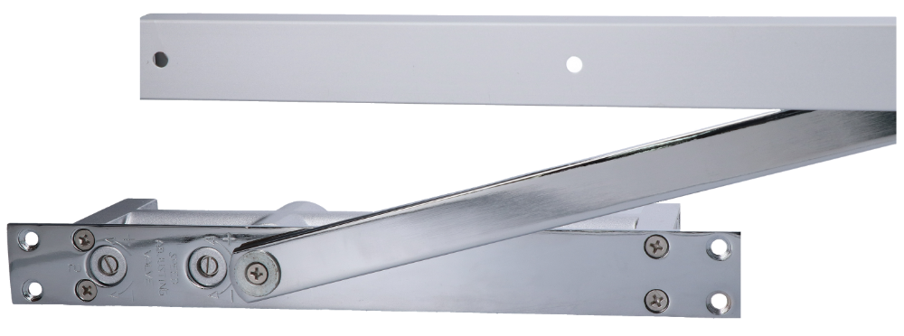 DOPREDAJ!Skrytý hydraulický zatvárač, dvere 1200 mm, 65 kg, Al, šedá