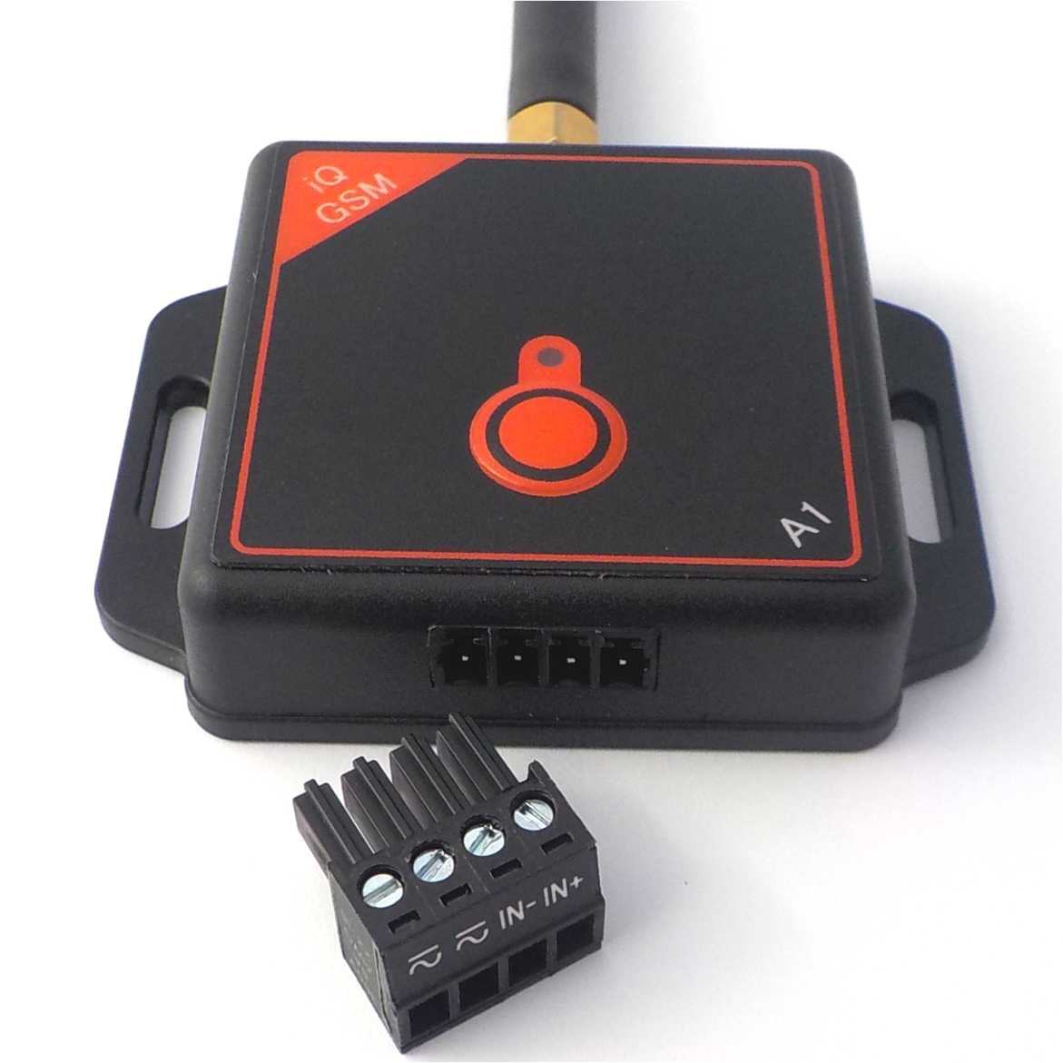 GSM diaľkový alarm/pager iQGSMA2, 2x vstup, 2x výstup