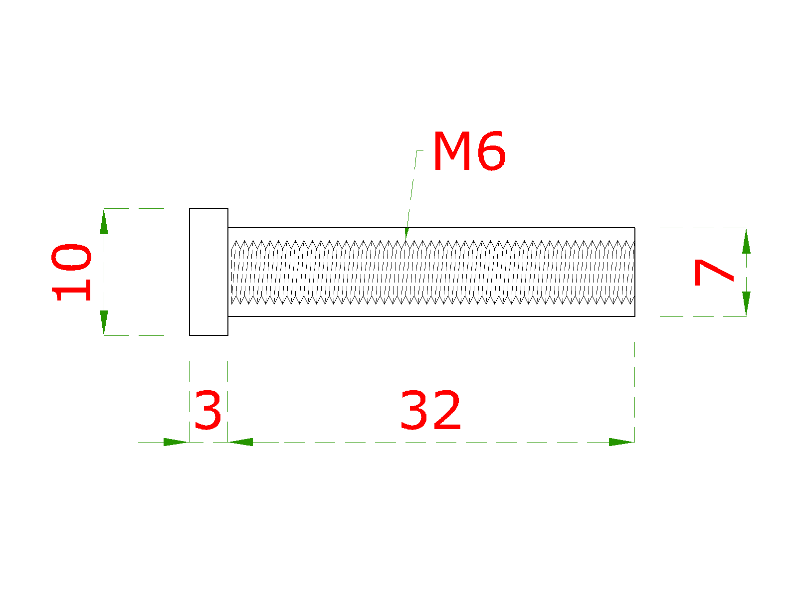 Úchyt pre držiak na lanko, závit M5, brúsená nerez AISI304