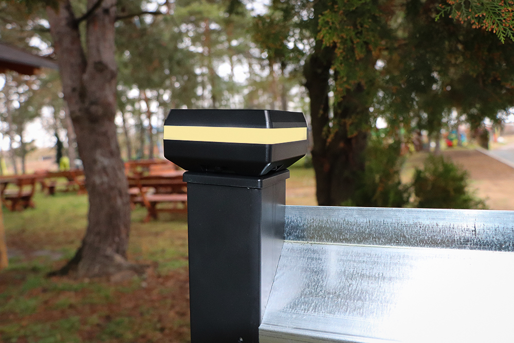 LED lampa solárna, pár, teplý/studený režim
