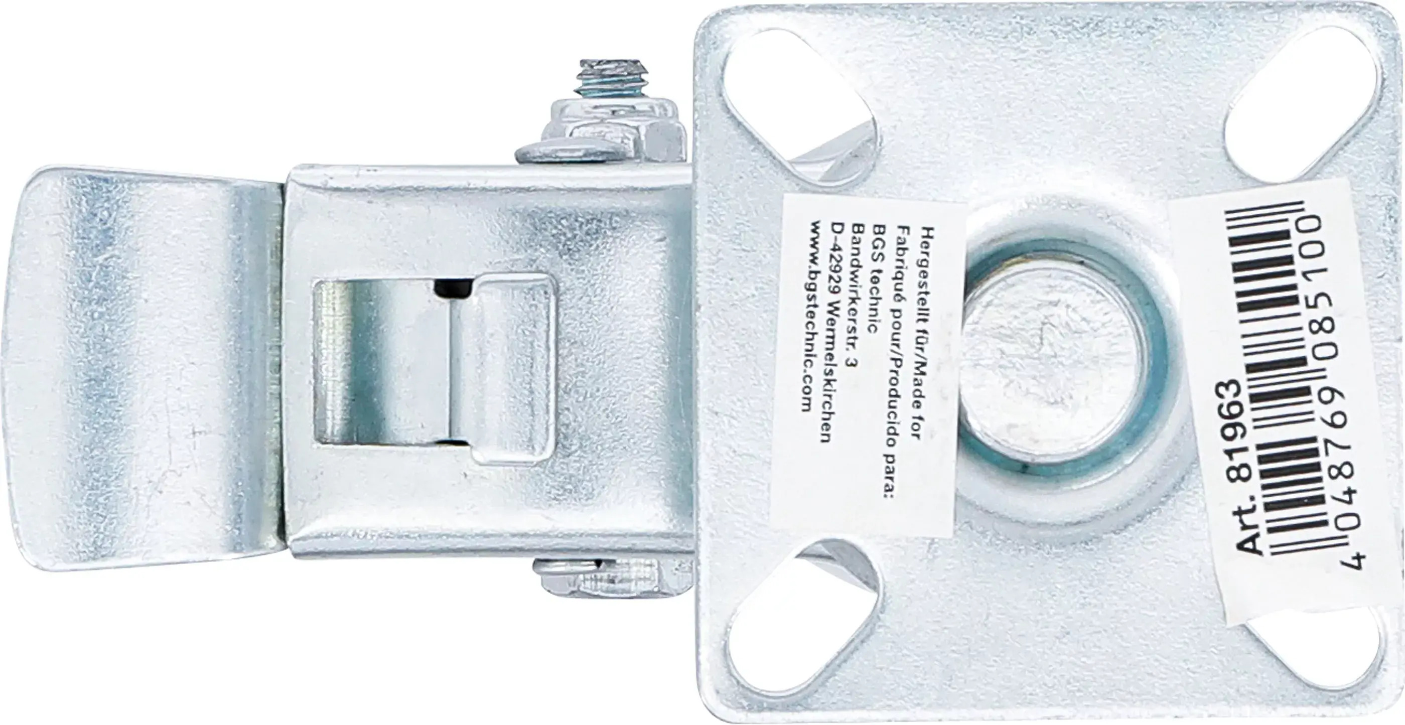 Otočné koliesko s brzdou, guma, so základňou, Ø 50 mm