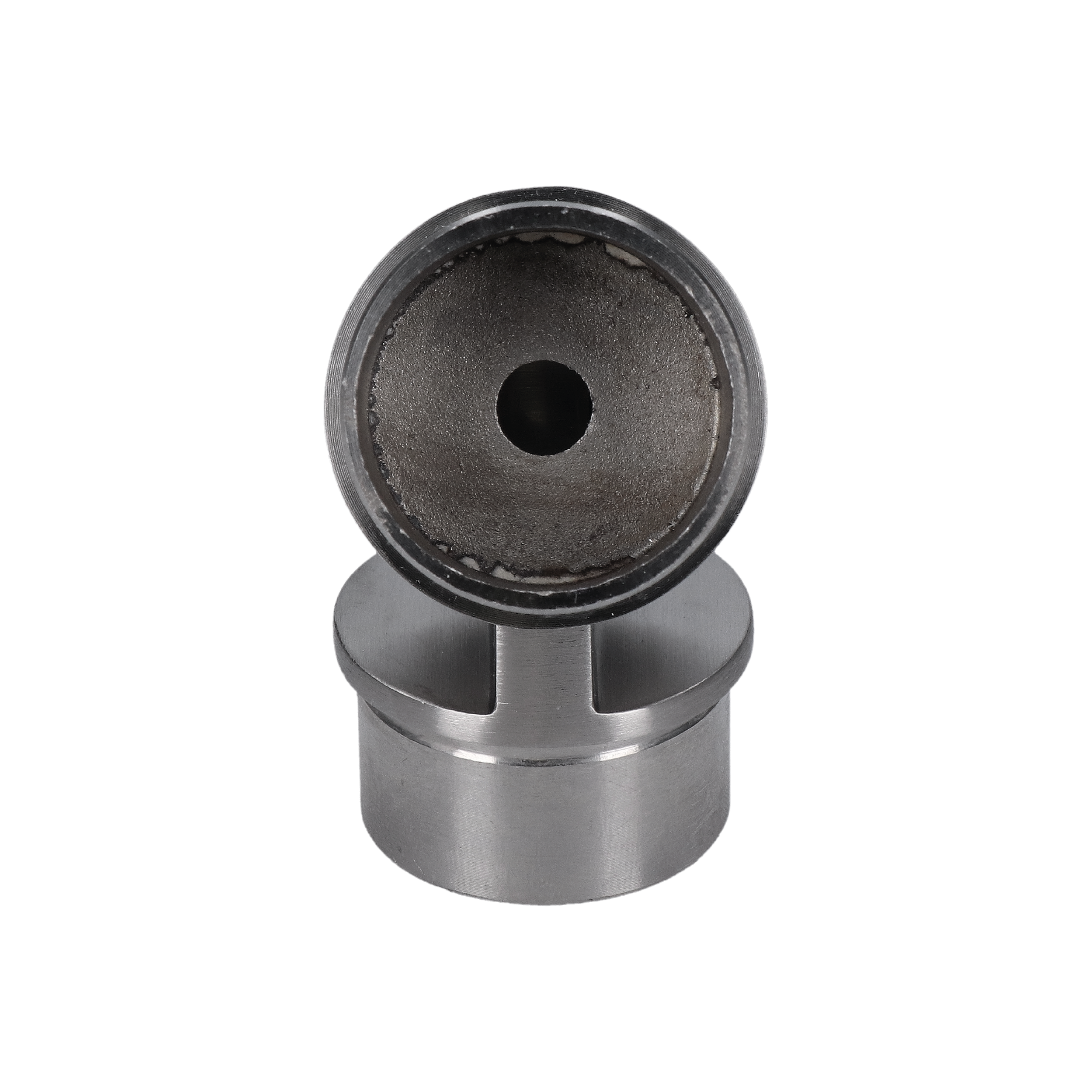 Spojka s kĺbom na trubku ø 42,4 mm, M8, brúsená AISI 304