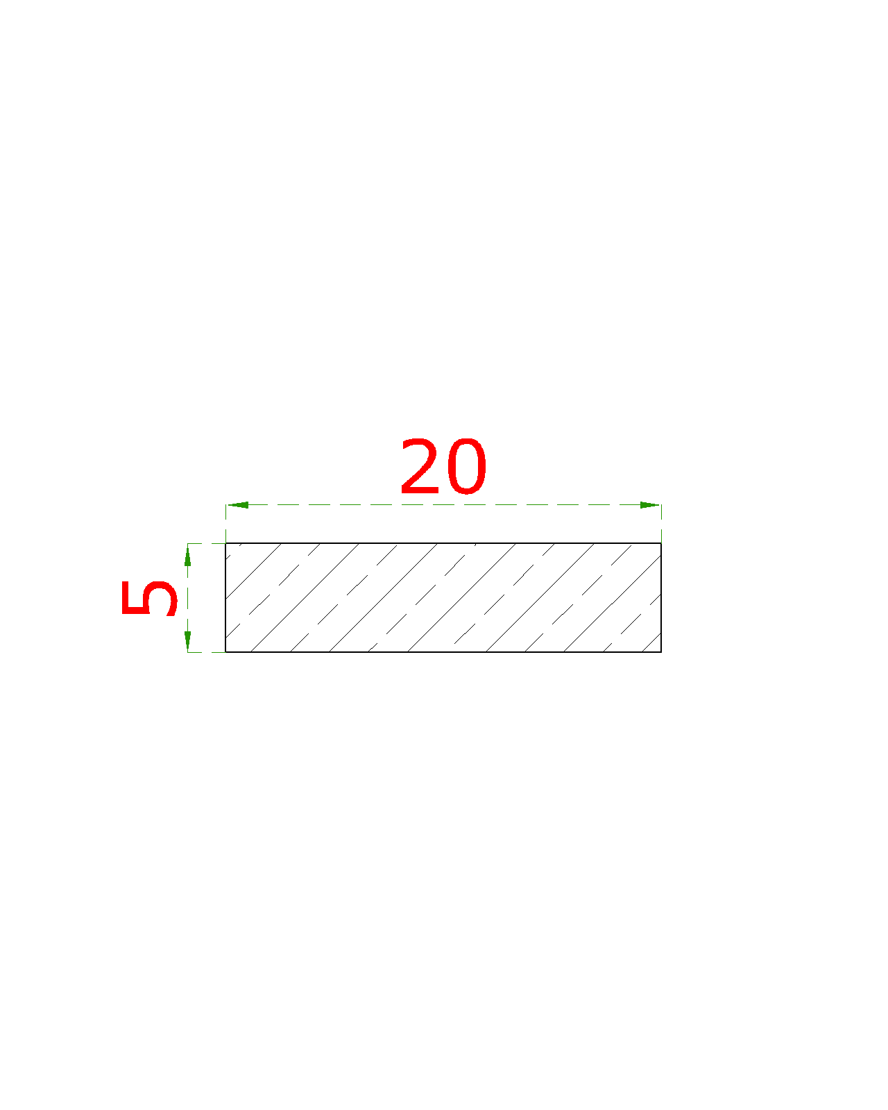 Tyč plochá 20 x 5 x 1000 mm, brúsená nerez AISI 304