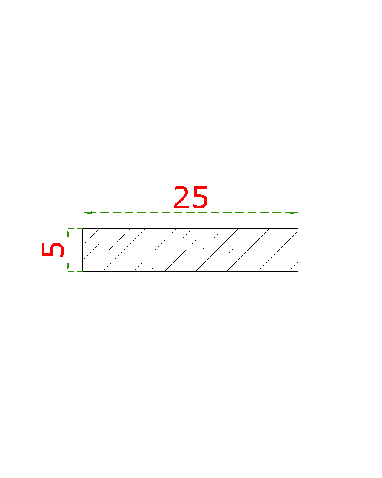 Tyč plochá 25 x 5 x 2000 mm, brúsená nerez AISI 304