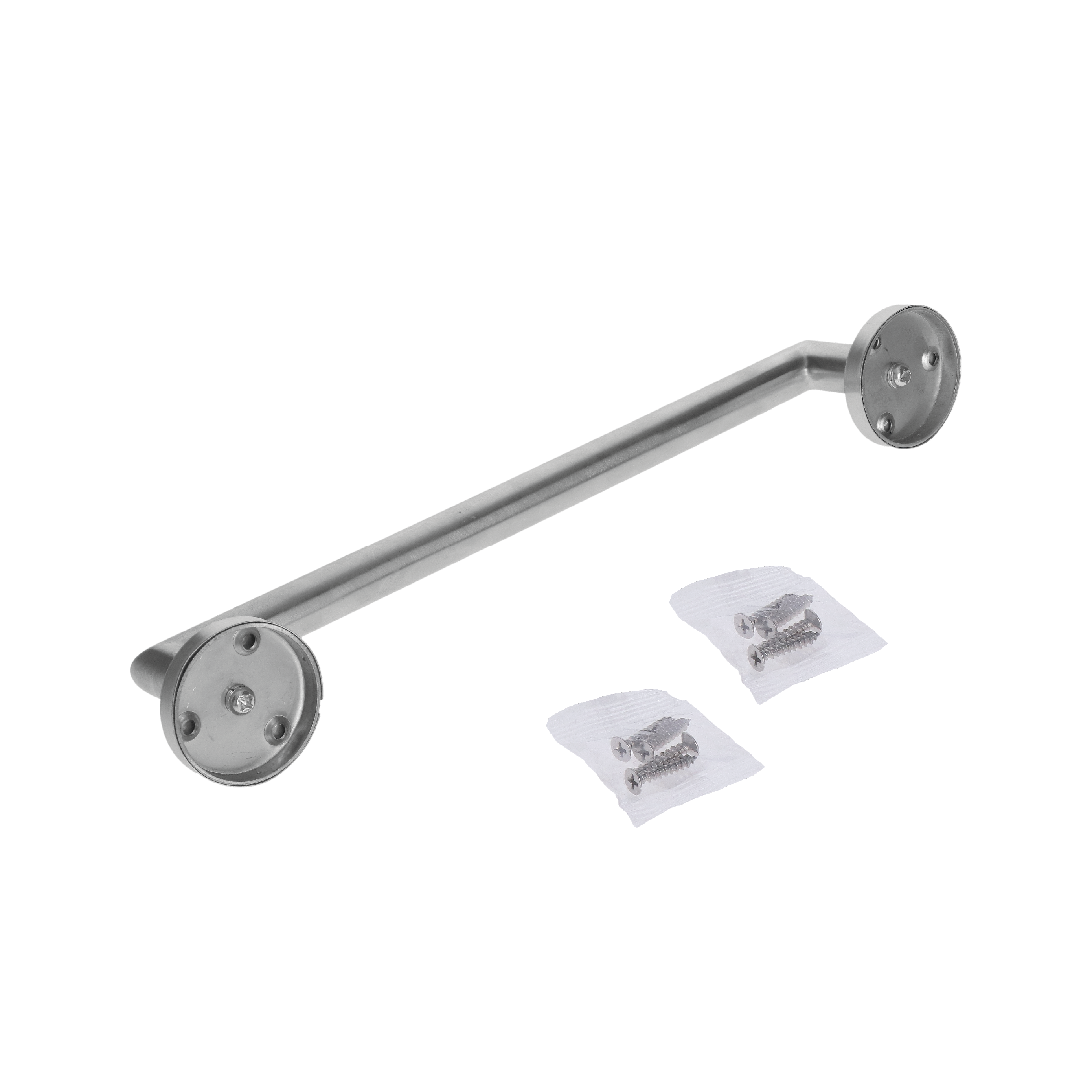 Madlo L = 318 mm, brúsená nerez AISI 304