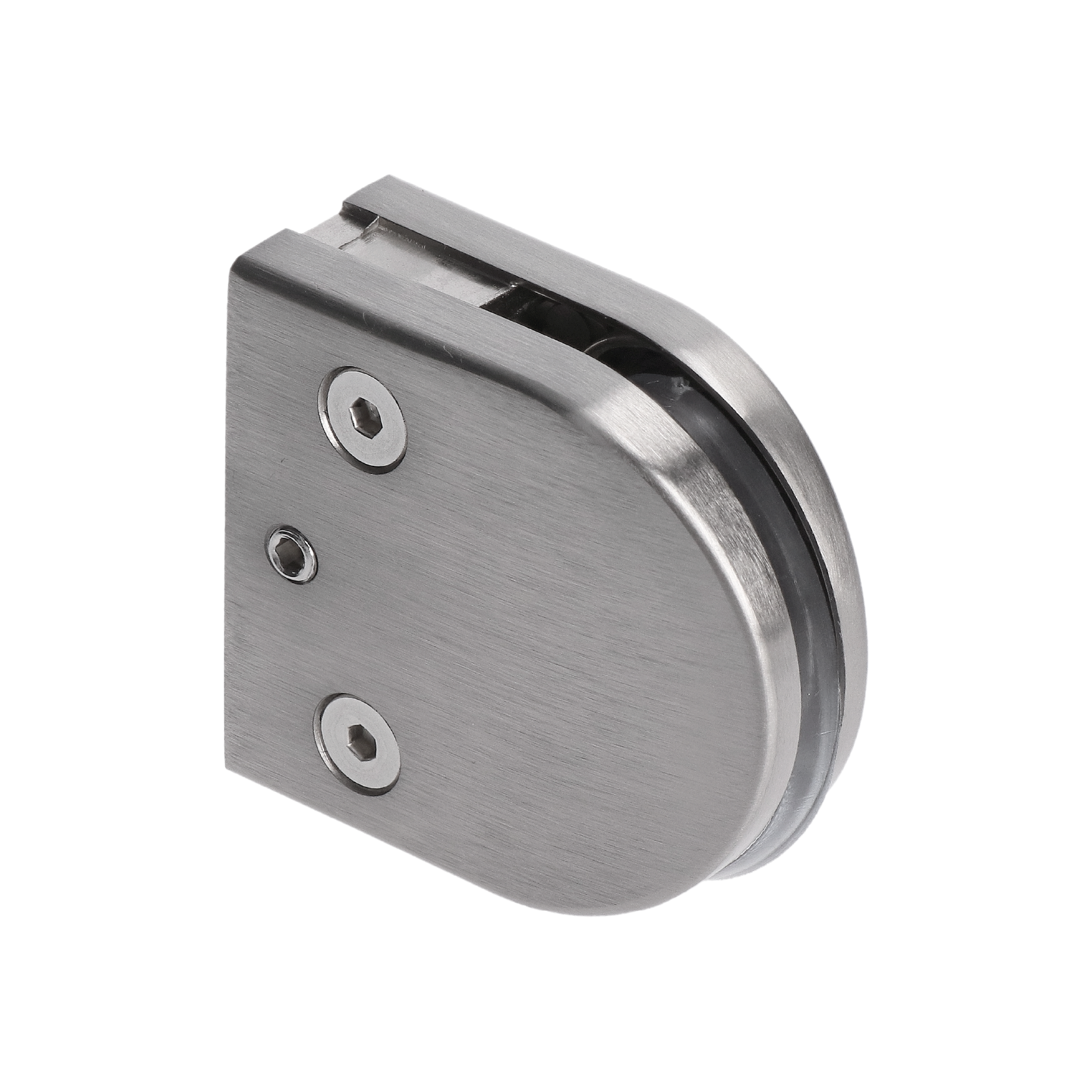ZAMAK svorka skla plochá, pre sklo 8 - 10 mm, zliatina Al/Zn