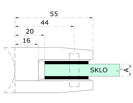 Gumičky na sklo 12 mm