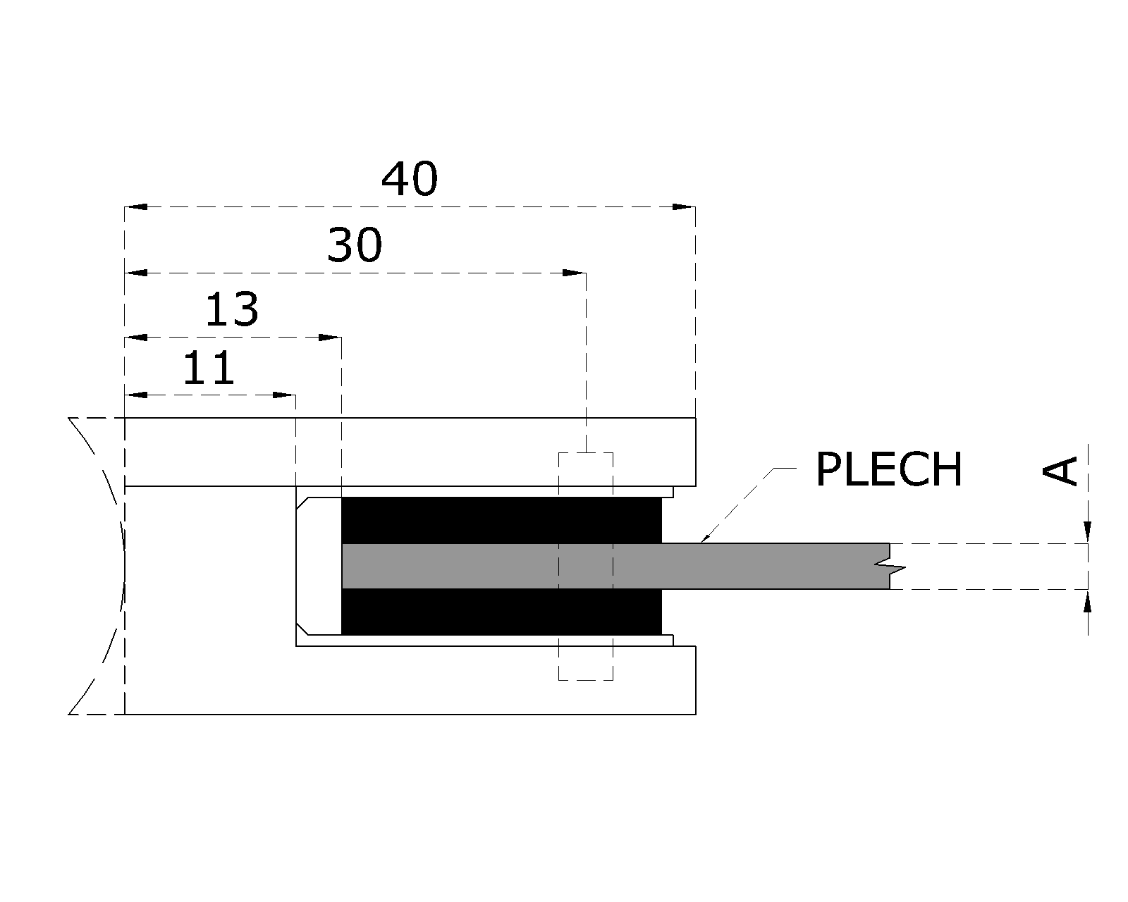 Gumičky na plech 1,5 mm