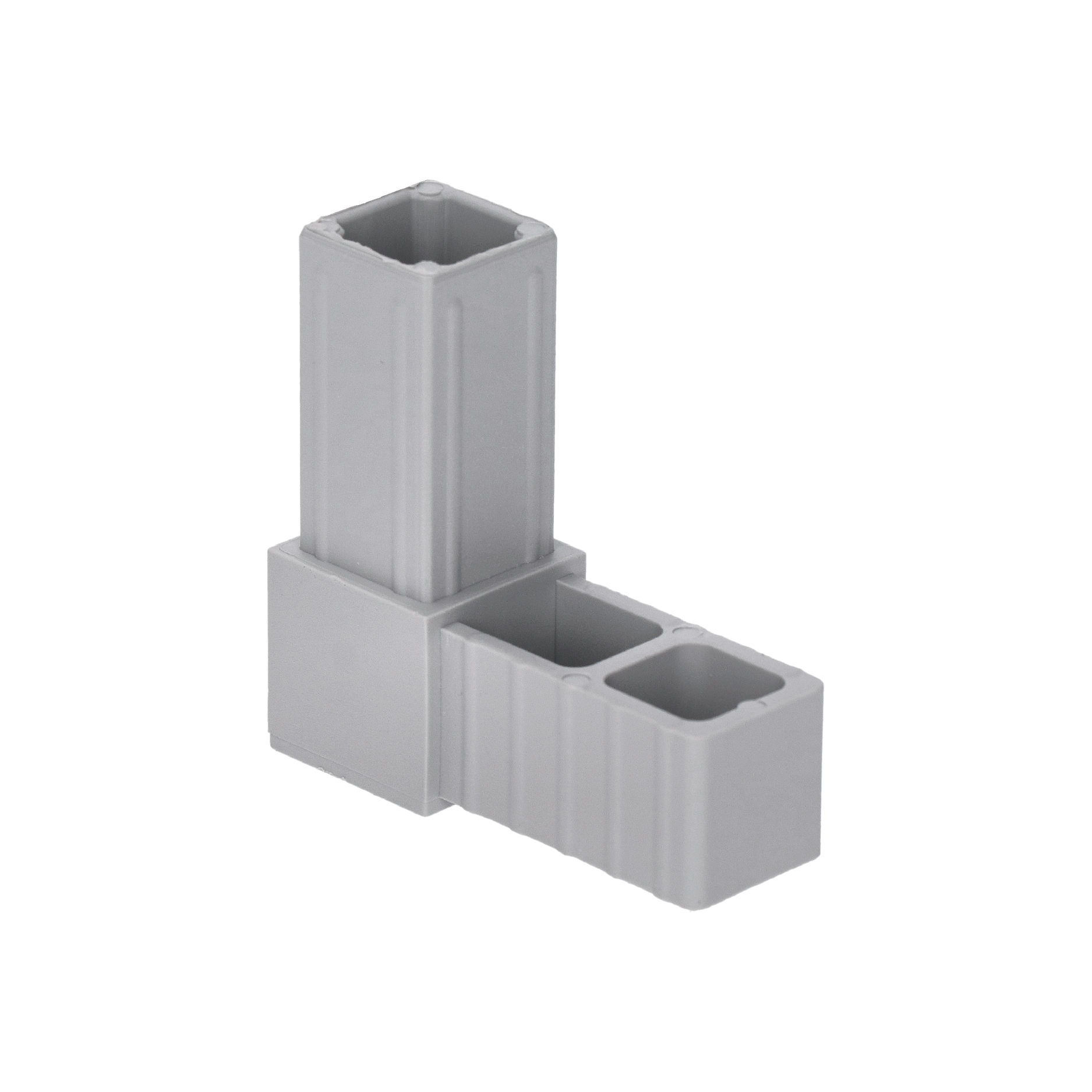 Plastová spojka - rohový kus do profilu 30 x 30 x 2 mm
