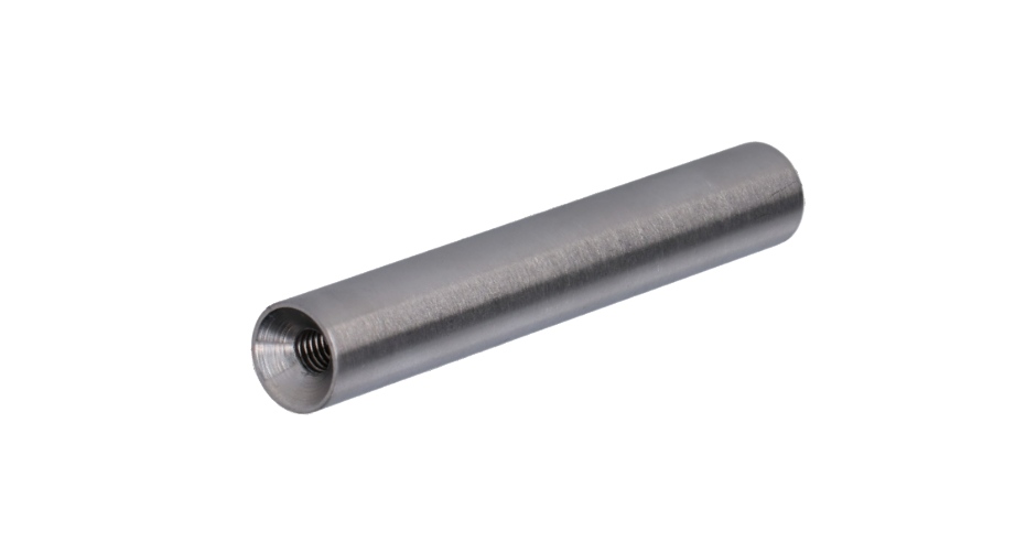 Čap, ø 14 mm, L = 89 mm, závit M6/M8, brúsená nerez AISI 304