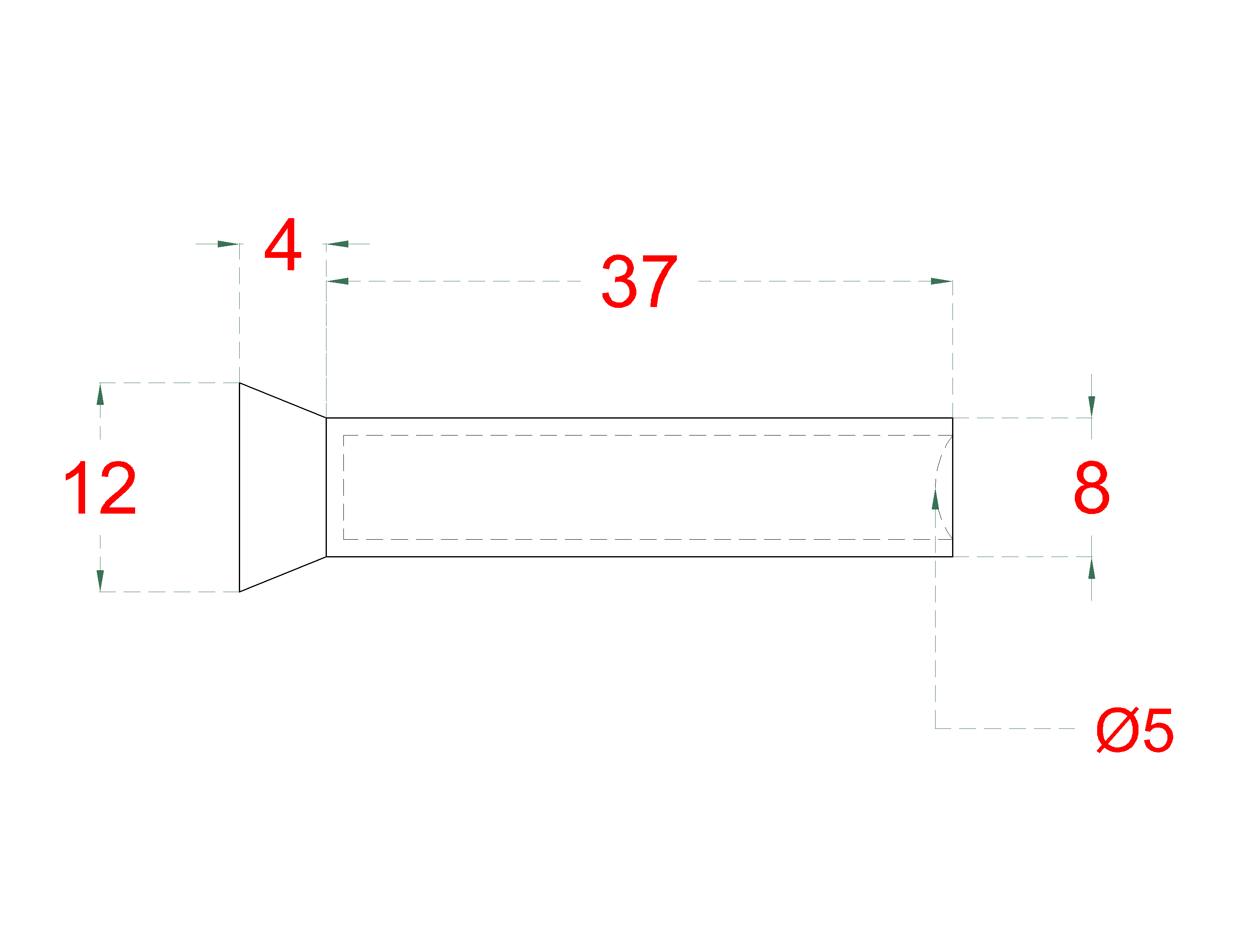 Lepiaci úchyt pre lanko ø 5 mm, brúsená nerez AISI 304