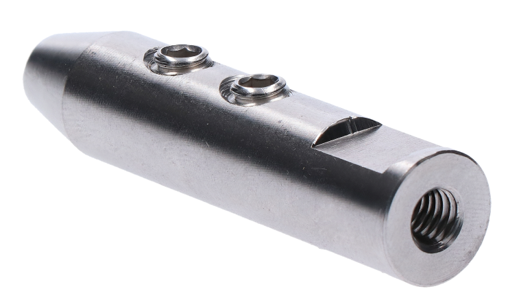 Úchyt pre lanko ø 4 mm, závit M6, brúsená nerez AISI 304