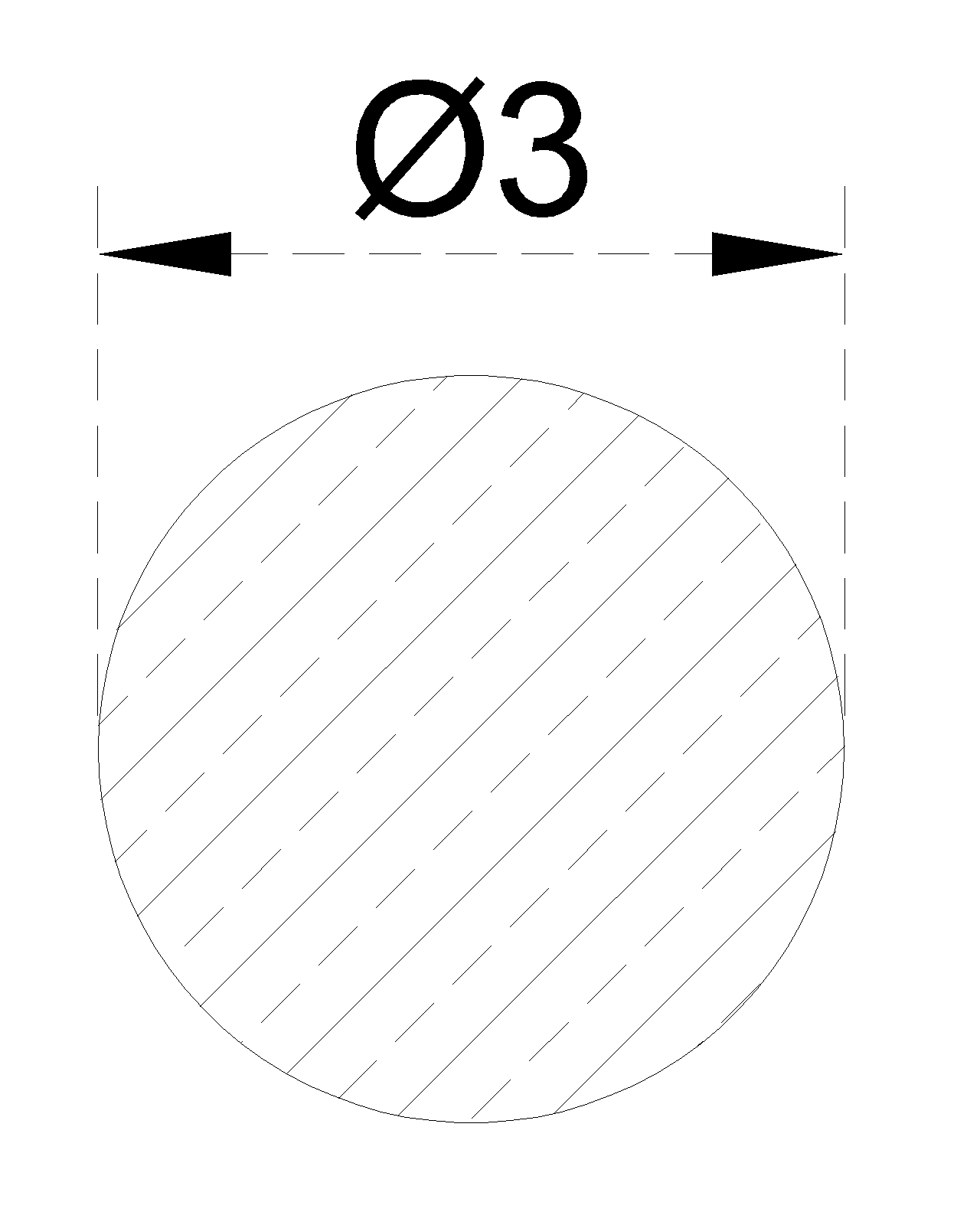 Tyč ø 3 x 3000 mm, kartáčovaná nerez AISI 304