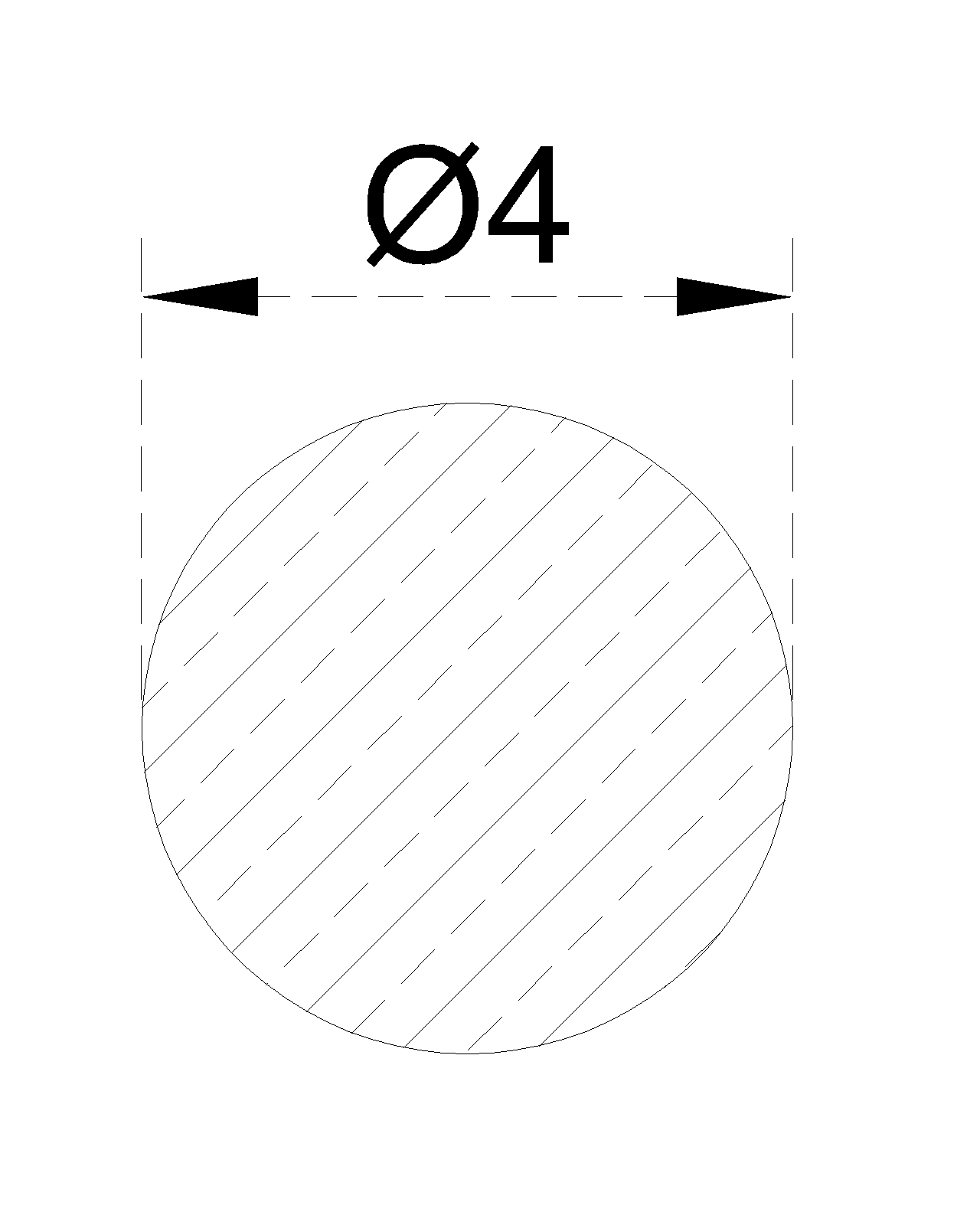 Tyč ø 4 x 3000 mm, kartáčovaná nerez AISI 304