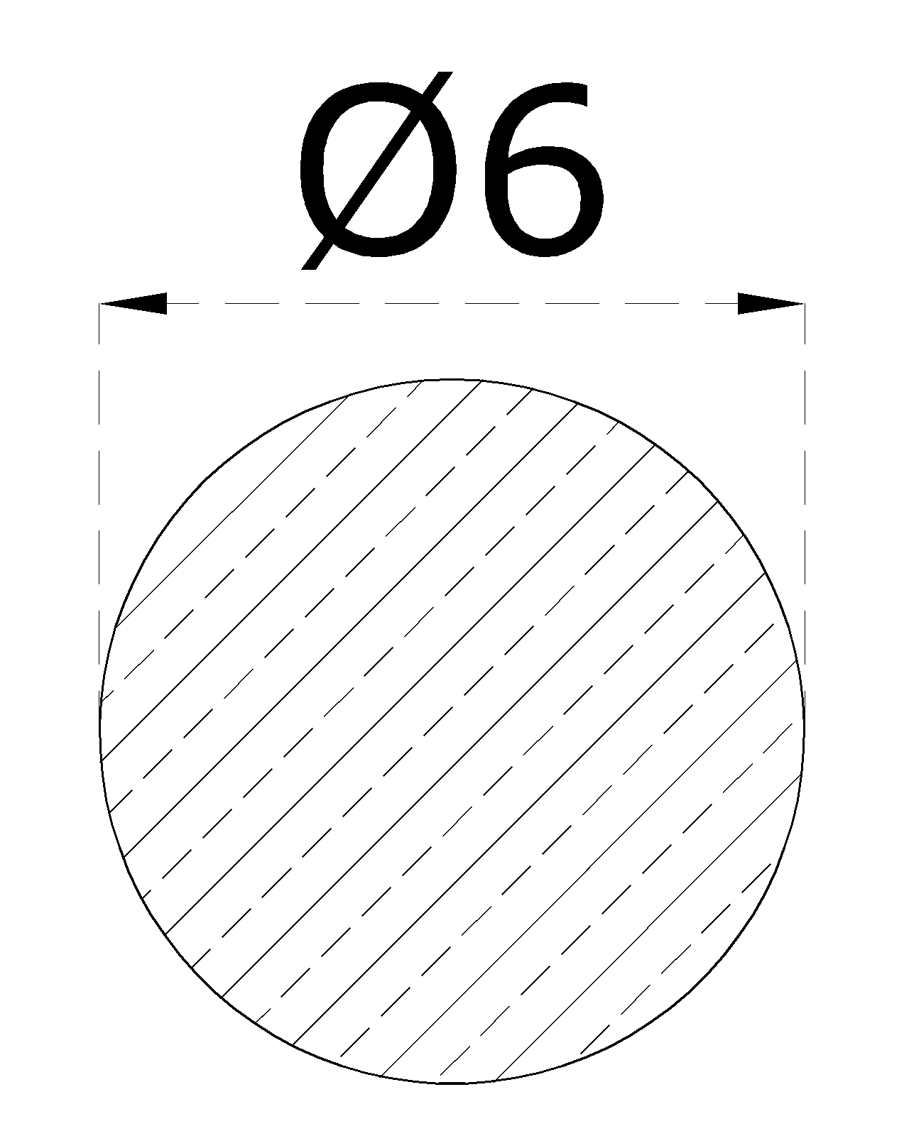 Tyč ø 6 x 3000 mm, kartáčovaná nerez AISI 304