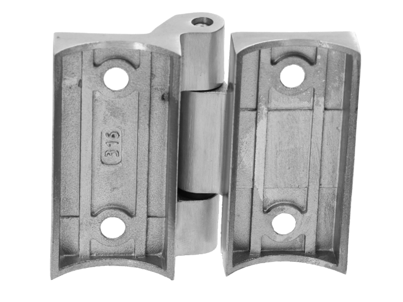 Záves na brány, trubka ø 42,4 mm, L = 70 mm, AISI 304