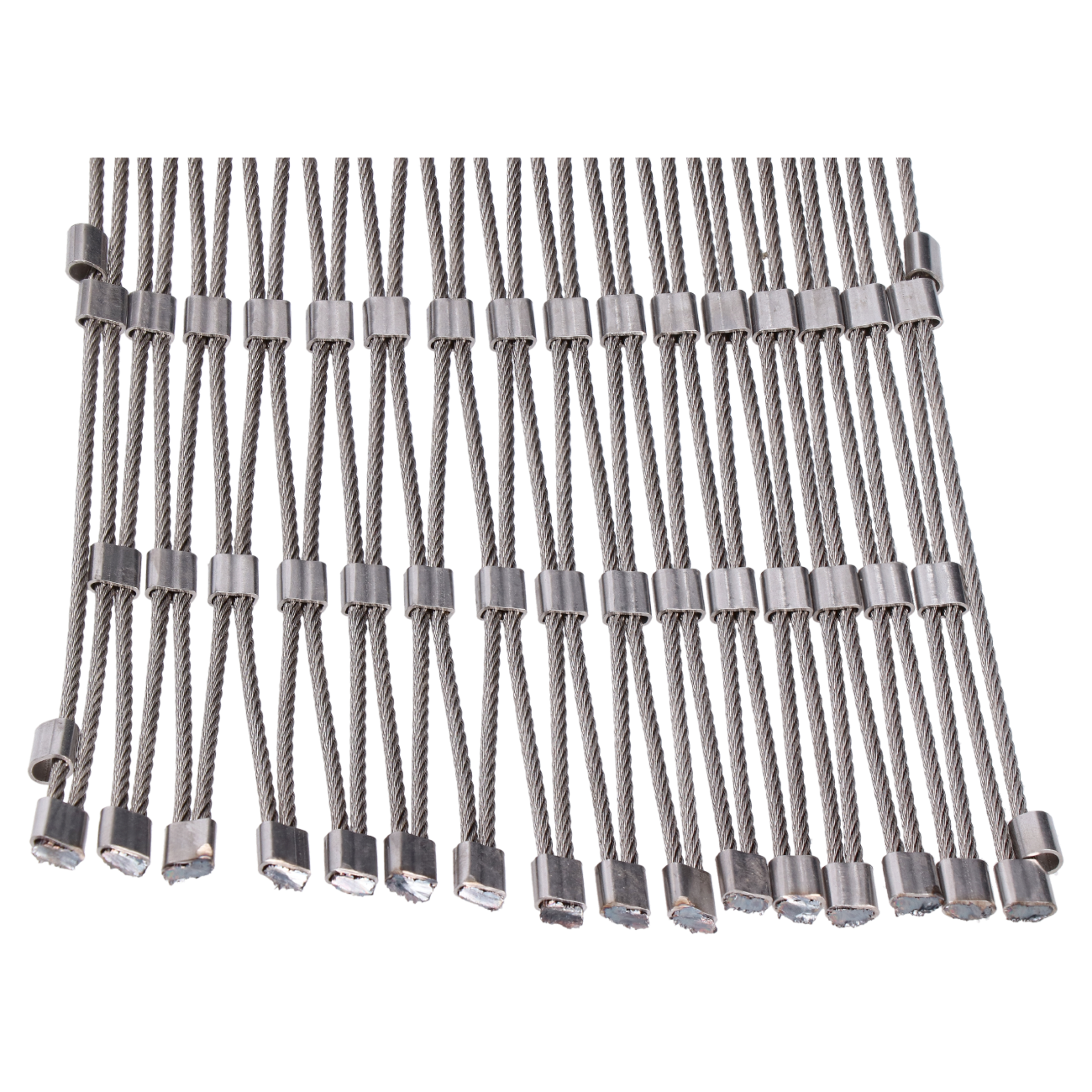 Lanková sieť, 0,8 x 5 m, oko 60 x 104 mm, ø 2 mm, AISI 316