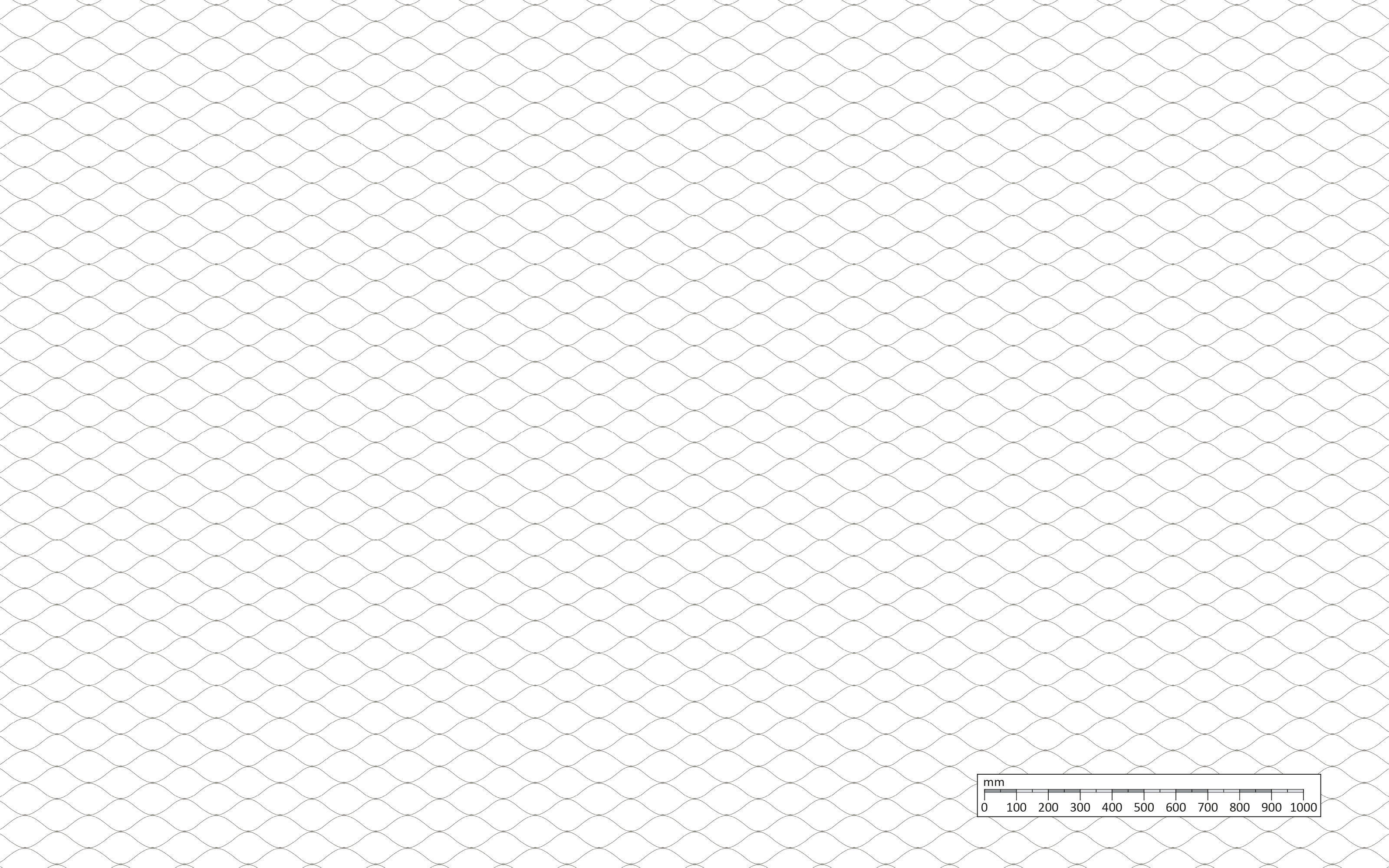 Lanková sieť, 1,8 x 10 m, oko 200 x 200 mm, ø 2 mm, AISI 316