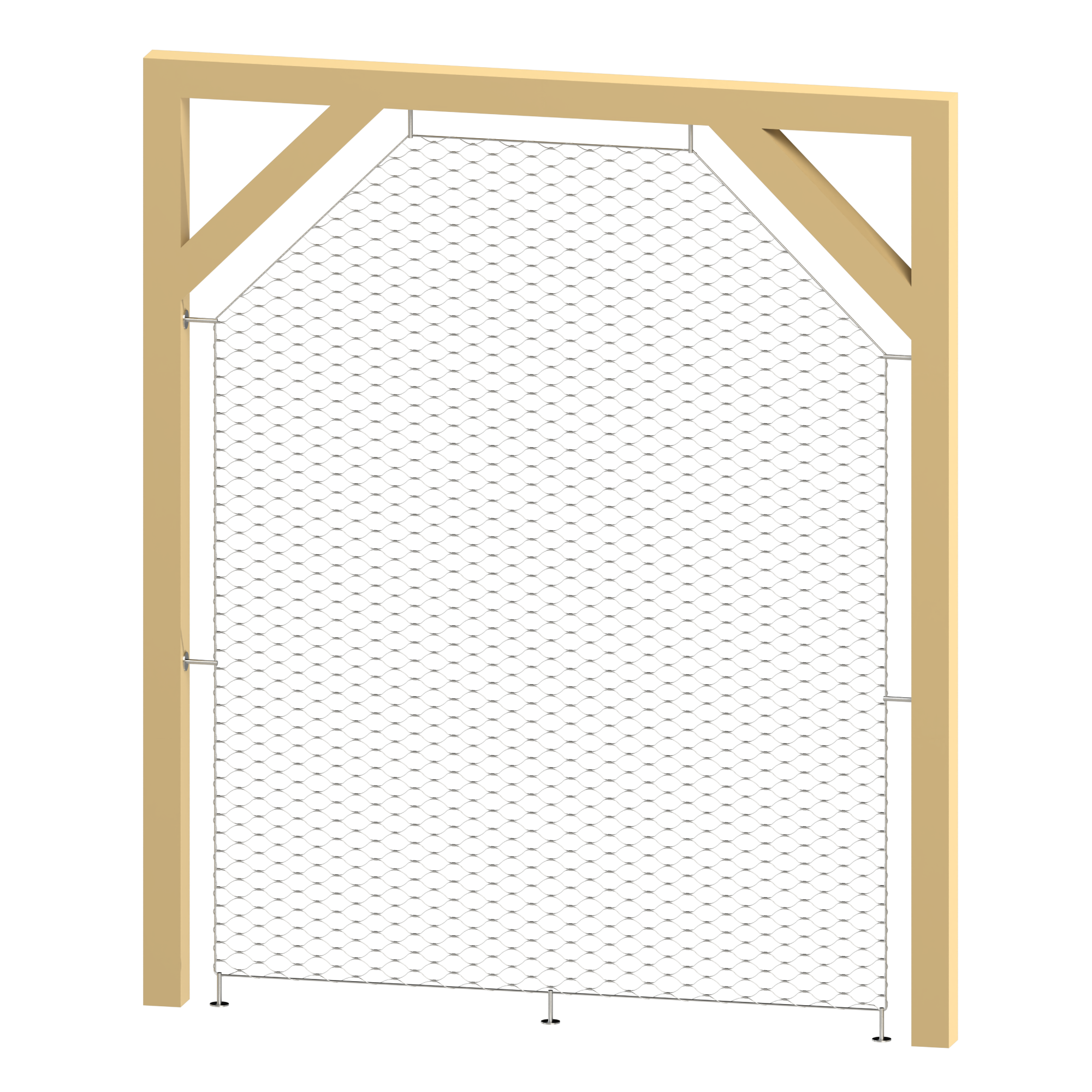 Prechod lanka (max ø 6 mm), s odsadením od podlahy 80 mm